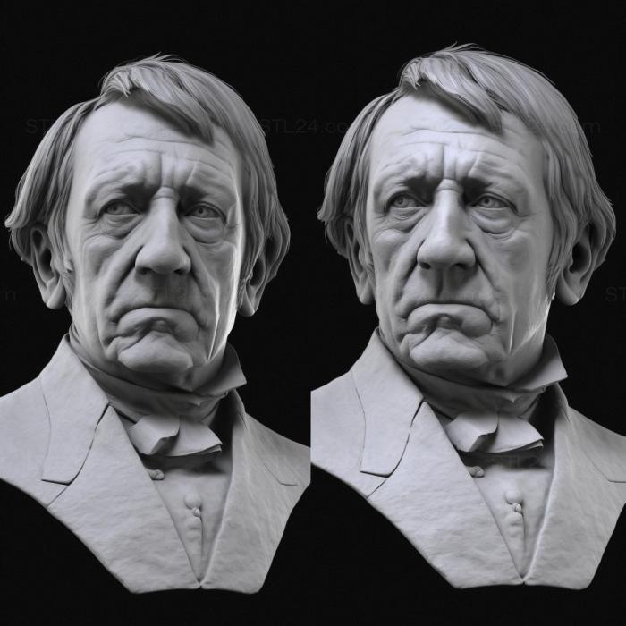 Знаменитости (Georg Hegel 4, 3DFMS_8599) 3D модель для ЧПУ станка